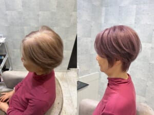 ピンクラベンダーが白髪ぼかしで映えやすい理由