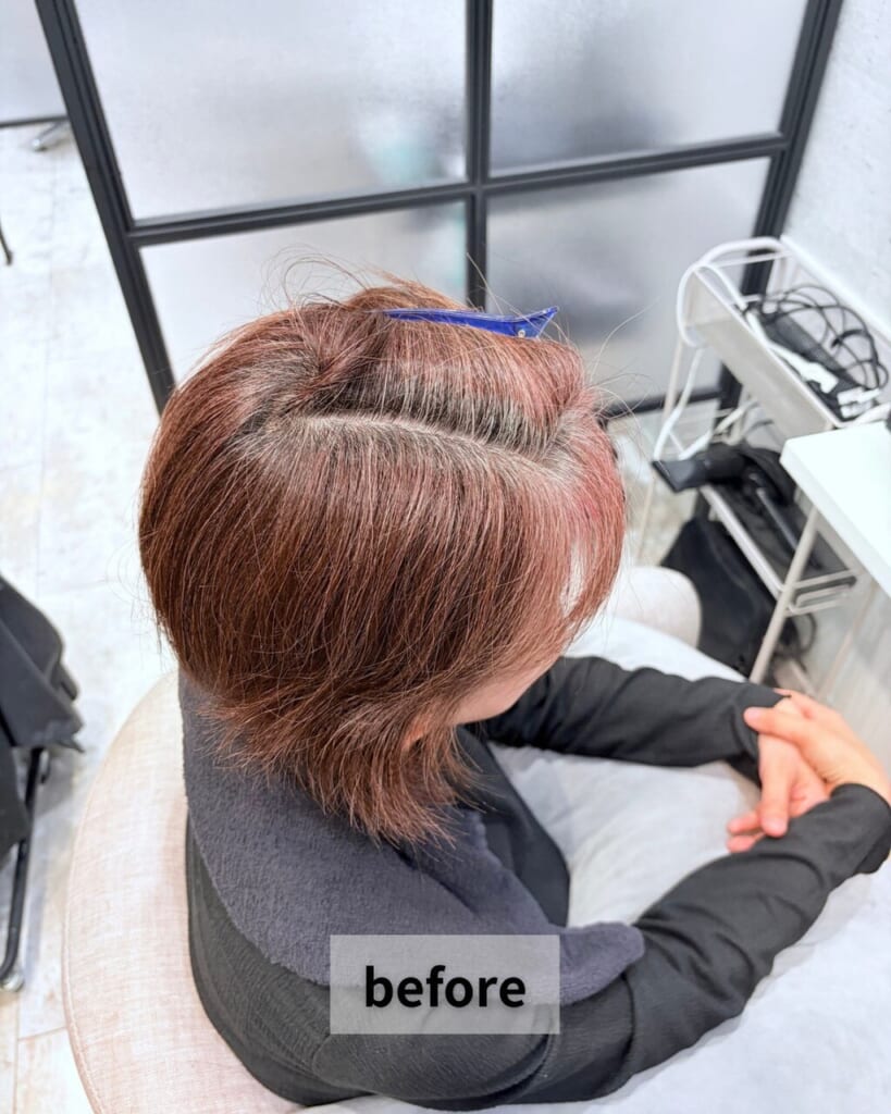 白髪ぼかしとは？？（Yeeee.s ブログ掲載写真 2）